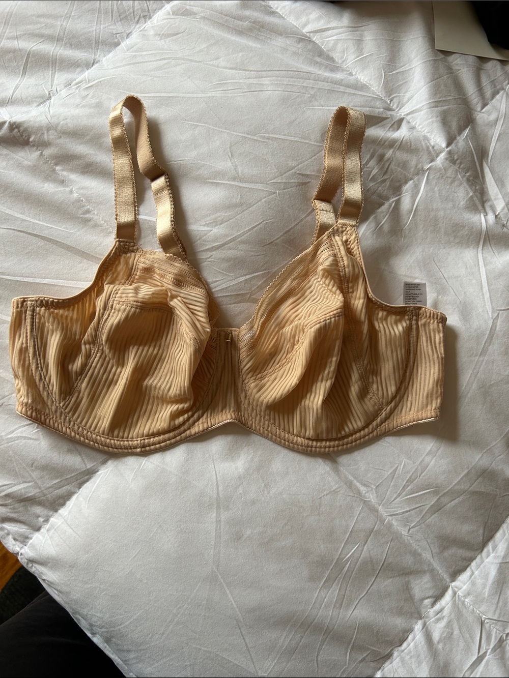 Fantasie Ribbed Underwire Bra in Beige
